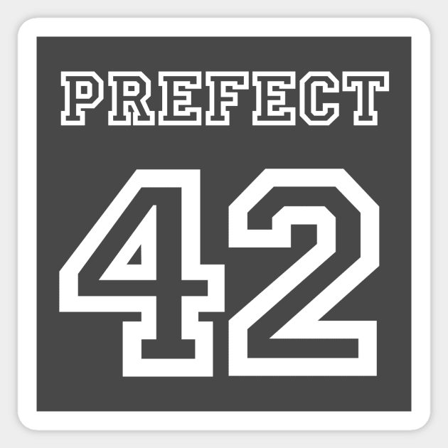 Number 42 - Prefect Sticker by One Stop Sports